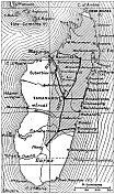 古董插图:马达加斯加地图