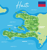 海地的地图