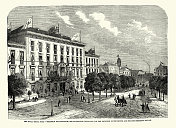 弗雷德里克・威廉・普雷斯，艾克斯-拉-夏贝尔，(亚琛)，19世纪50年代