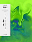 抽象颜色梯度流动海报图案背景 抽象颜色梯度流动海报图案背景