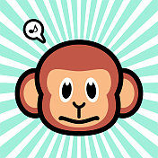 可爱的猴子角色设计