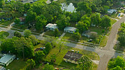 佛罗里达州杰克逊维尔的高角度鸟瞰图