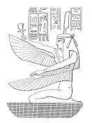 古董插图:埃及艺术