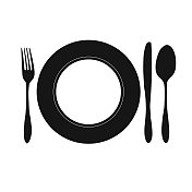 餐具餐厅图标设计