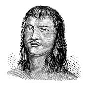 古董插画，民族志和土著文化:南美洲，科雷图