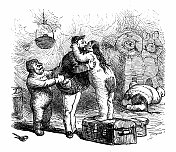 英国讽刺漫画漫画漫画插图-人在北极