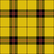 黄色苏格兰格子花格图案织物Swatch
