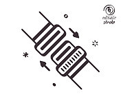 俏皮线条插图安全带 俏皮线条插图安全带