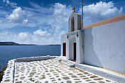 希腊米克诺斯岛教堂。