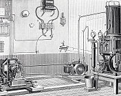 d'Ursonval实验室，用液体空气测试