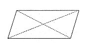古董插图，数学和几何:四边形，平行四边形