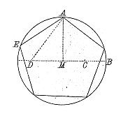 古董插图，数学和几何:正多边形和圆的测量