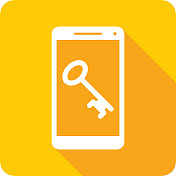 关键智能手机图标剪影 关键智能手机图标剪影