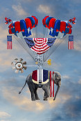 共和党，大象的飞行