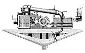 古董插图，应用力学:蒸汽动力机器，船舶发动机，螺旋桨螺旋和车轮