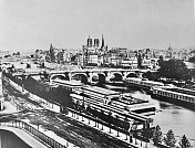 巴黎，塞纳河风景，1864年