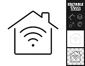 智能家居。图标设计。轻松地编辑 智能家居。图标设计。轻松地编辑