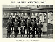 奥斯曼帝国海军,messoudie军官,1890年代,19世纪 奥斯曼帝国海军,messoudie军官,1890年代,19世纪