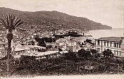 Funchal，马德拉向东看，1890年代，19世纪，复古照片