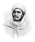 古画像:埃尔・凯尔・本・阿布德・埃尔・卡德尔，Morès侯爵的凶手之一