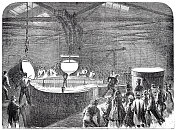 1866年,纽约市的造船生产室 1866年,纽约市的造船生产室