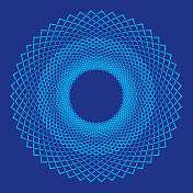 同心螺旋图标。