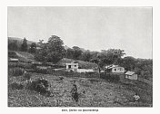 喀麦隆布埃亚的历史观，半色调印刷，1899年出版