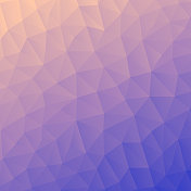 多边形马赛克与紫色梯度-抽象几何背景-低聚