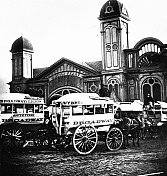 纽约南渡口公共汽车，1865年