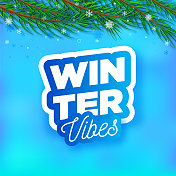 寒假字母作文。蓝色抽象背景上的冬日氛围。矢量股票插图 寒假字母作文。蓝色抽象背景上的冬日氛围。矢量股票插图