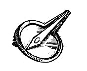 古玩雕刻插图:犹太人的竖琴，口琴