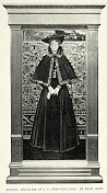 伊芙琳・派克・诺特的肖像，由Byam Shaw绘制，维多利亚晚期艺术