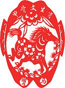 中国十二生肖吉祥矢量图