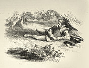 威廉・莎士比亚的喜剧《爱的徒劳》,第三幕第一场,坐在树下 威廉・莎士比亚的喜剧《爱的徒劳》,第三幕第一场,坐在树下