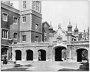 伦敦基督医院的古董照片 伦敦基督医院的古董照片