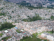 哥伦比亚麦德林的贫民窟