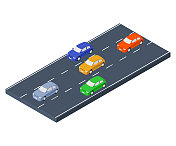 汽车在路上行驶,等距 汽车在路上行驶,等距