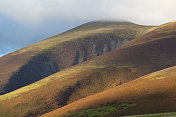 Skiddaw山，坎布里亚，英格兰湖区，英国