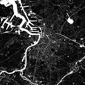 比利时安特卫普矢量地图