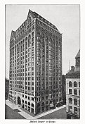 共济会教堂建筑，芝加哥，伊利诺伊州，美国，半色调印刷，出版于1899年