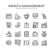 财富管理,战略,金钱,法律,利润图标 财富管理,战略,金钱,法律,利润图标