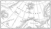 欧洲一侧北冰洋地图――19世纪