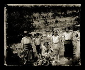 涉水,大约1890年 涉水,大约1890年