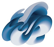 色彩融合抽象形状