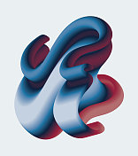 色彩融合抽象形状 色彩融合抽象形状