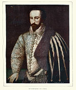 沃尔特・罗利爵士的肖像，以费德里科・祖卡罗命名，伊丽莎白时代的英国政治家、士兵、作家和探险家