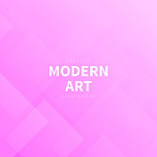 抽象的背景与方块和粉红色渐变-新潮的几何设计