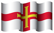 根西岛的旗帜
