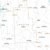 纽约Cortland Truxton矢量地图