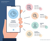 目标受众信息图设计模板